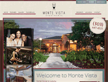 Tablet Screenshot of montevista-apartments.com